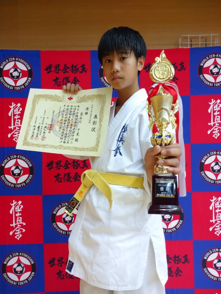 小学6年男子初級クラス　優勝！
